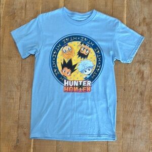 Hunter Blue Short Sleeve Tee with Graphic Design NWOT